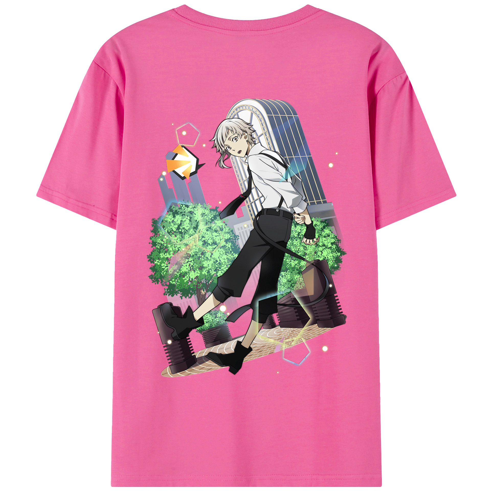 （画像用） 文豪ストレイドッグス Bungo Stray Dogs レディース半袖Tシャツ(バックプリント)